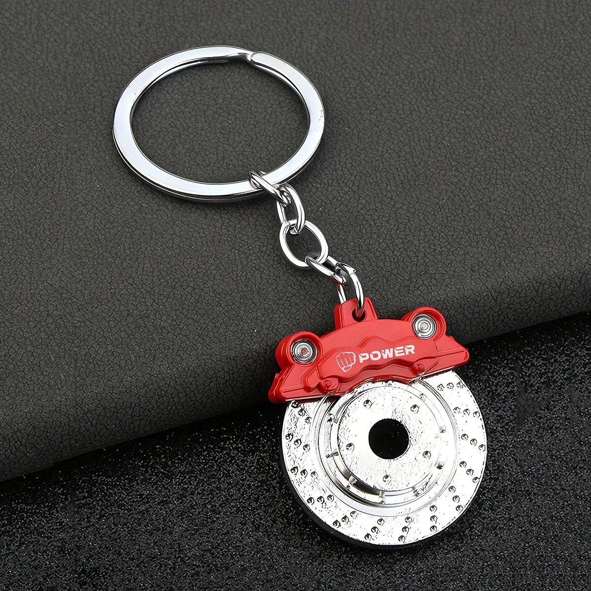 

[customer ] Unique Car Pad Keychain - Zinc Alloy, Rotating Pendant