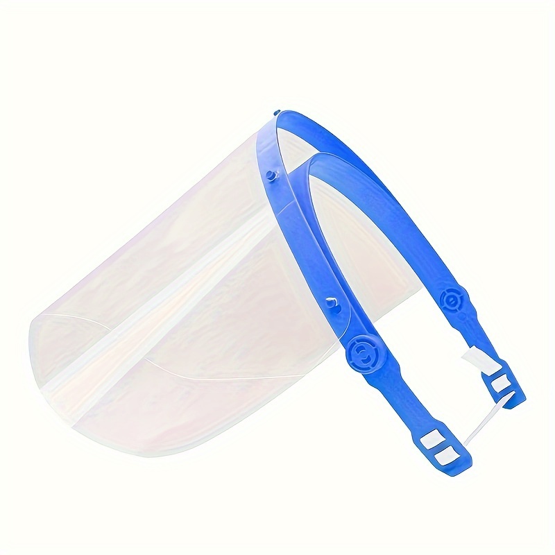 

facial en chlorure de polyvinyle de sécurité avec fermeture éclair - Bande élastique ajustable, anti-buée, visière de protection résistante aux éclaboussures pour la protection du travail