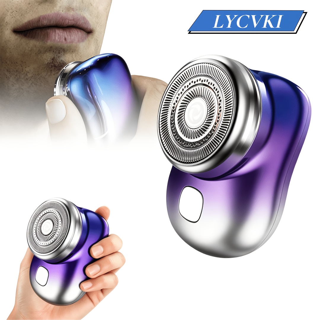 Compact Men's Electric Shaver and Beard Trimmer