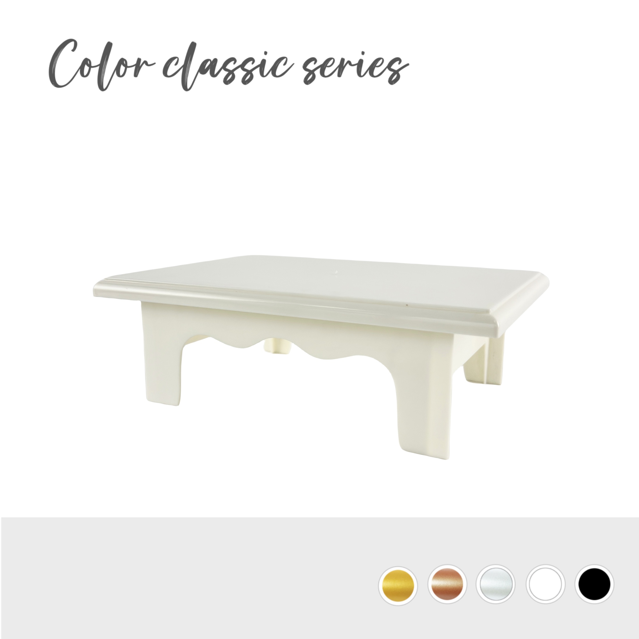 Image of 1pc Decorative Tray Cake Holder Dessert Stand Plastic Plate For Wedding Birthday Party Decorations Cupcake Display (non-food Contact)