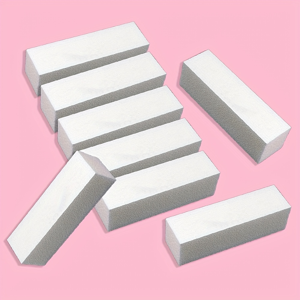 10pcs Square Soft Sponge Rectangular Nail Files