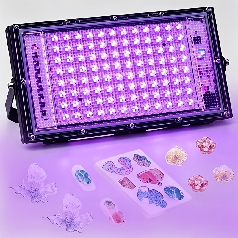 TEMU 96 Leds Curing Lamp, Lamp For Resin Curing, Suitable For Resin Molds, Jewelry Making, Craft Supplies, Nail Art Curing Low Voltage 5v, With Usb