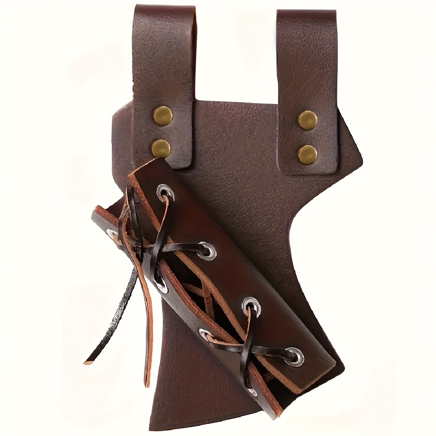 TEMU 1 Set Of Halloween Pu Renaissance Medieval Costumes Props Simple Belt And Scabbard Halloween Christmas Cosplay Costumes Larp Party Decoration