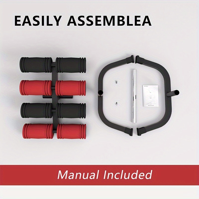 1 Mini Inversion Table | Iron, Red, Back Stretch Machine, Ab Trainer, Fitness Yoga Equipment, Handstand Training Machine, Total Body Workout Equipment, Stretch The Back And Neck, Christmas Gift, New Year Gift, Brand: MBB