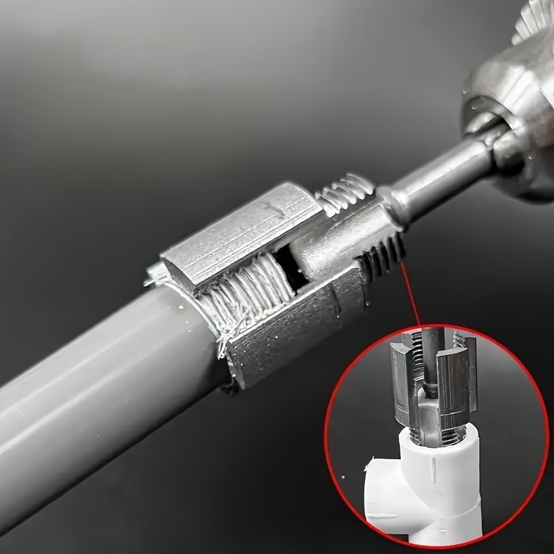 2pcs pipe threader set integrated internal and external thread pipe threading tool for 1 2 inch ppr pipes with taps and dies for thread cutting details 6