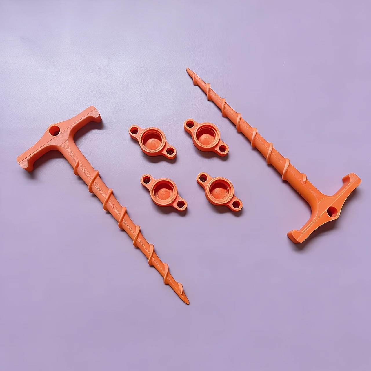 TEMU 4pcs/6pcs Sealant Cap And Caulking Gun Nozzle Unclogging Tool Set, A Convenient And Practical Tool Combination. Features A Portable And With