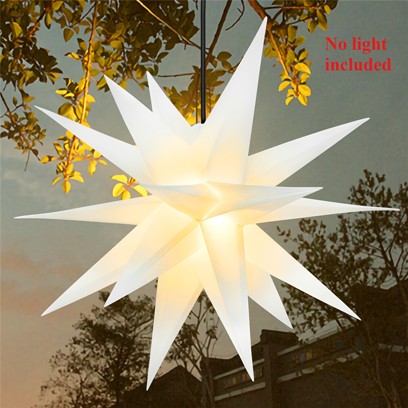Christmas Tree Topper Star Ornament, Festive Decoration For Indoor And Outdoor Use - Parties, Gardens, Bedrooms, And Multi-seasonal Gifts