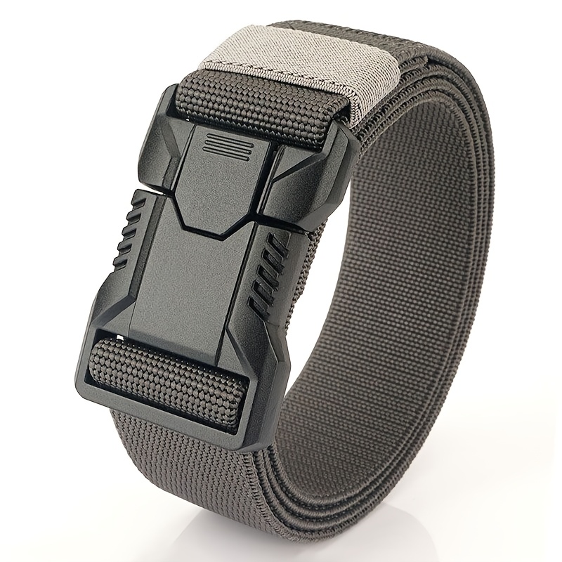 Men'S Multipurpose Belt with Quick Release Buckle Durable PP Material