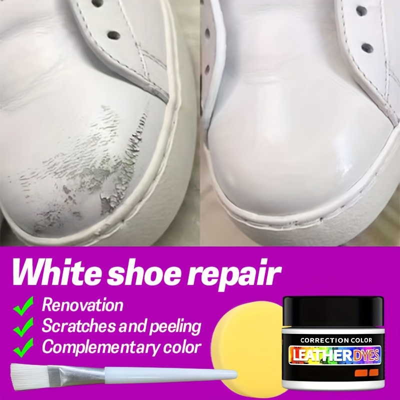 white shoe polish repair cream sneakers scratch remover Temu