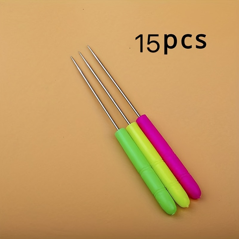 TEMU Set da 10/15 punteruoli con in plastica, per cucito fai da te manuale, perforazione, utensili per abbigliamento in pelle, migliaia di pezzi, ago