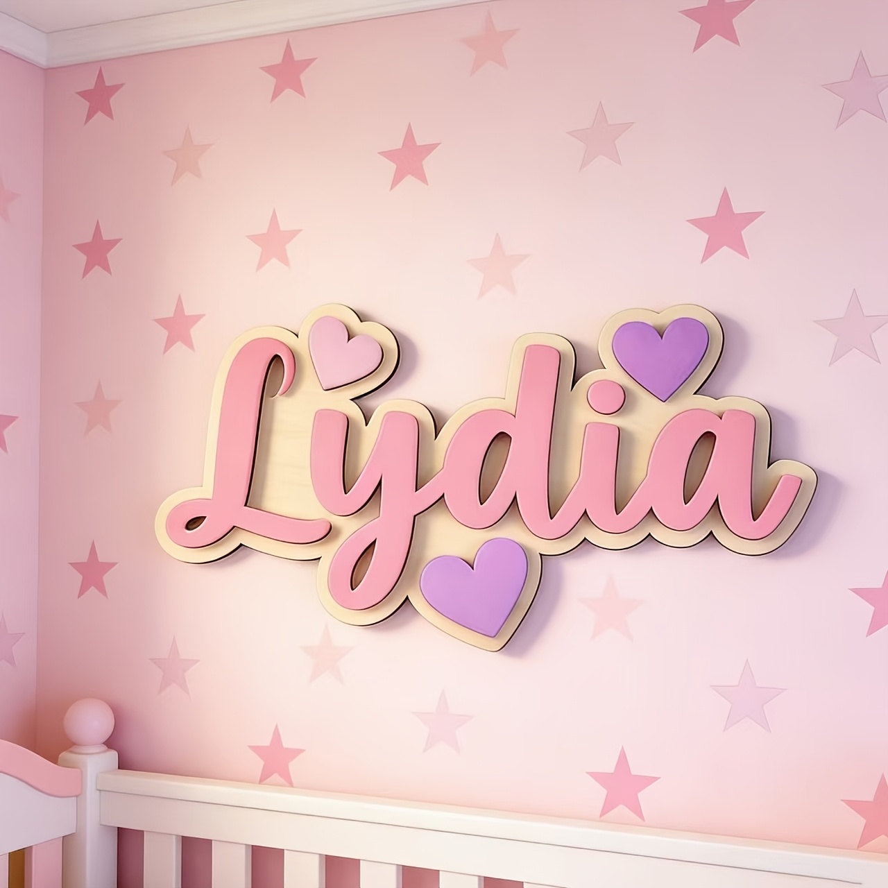 TEMU 2D Plat - Produit personnalisé 2D - 1pc Nom en bois, Plaque de porte, Plaque décorative, avec support adhésif pour une installation facile, avec