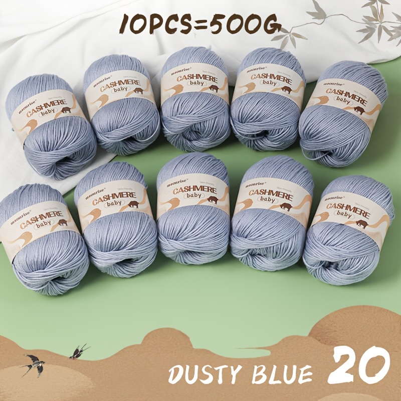 TEMU Set da 10 pezzi = Filato , e lana da 500g, e soffice con una finitura fine e . Offre una sensazione , e liscia. per a maglia maglioni, gilet,