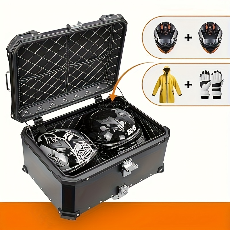 80l 100l models motorcycles backrest storage box trunk - Temu Canada