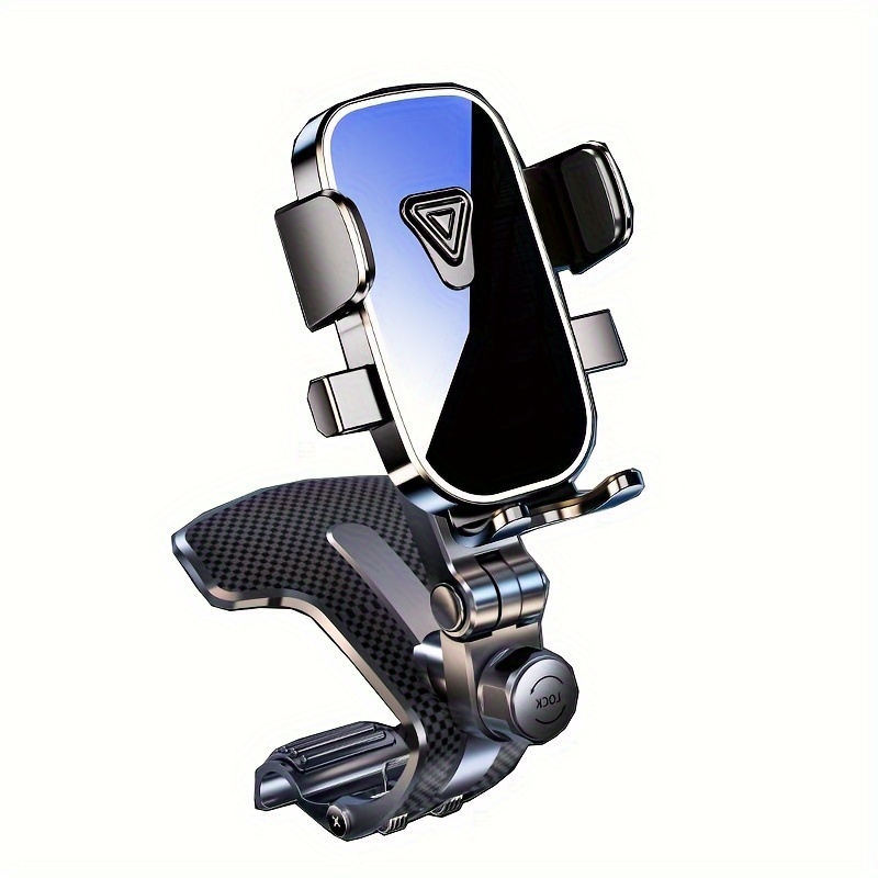 1pc Universal Car Phone Mount Holder - Abs Material, Anti-shake, , , Adjustable Angle, Uncharged - Accessory, Without Battery