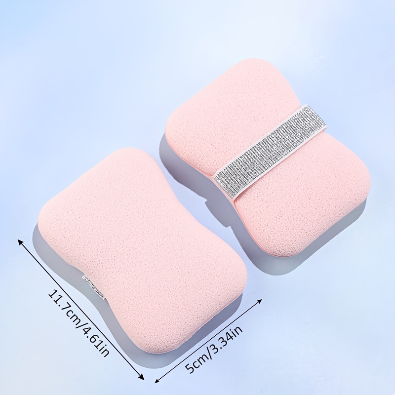2pcs Bath Sponges Set with Hook and Magic Exfoliating Sponge