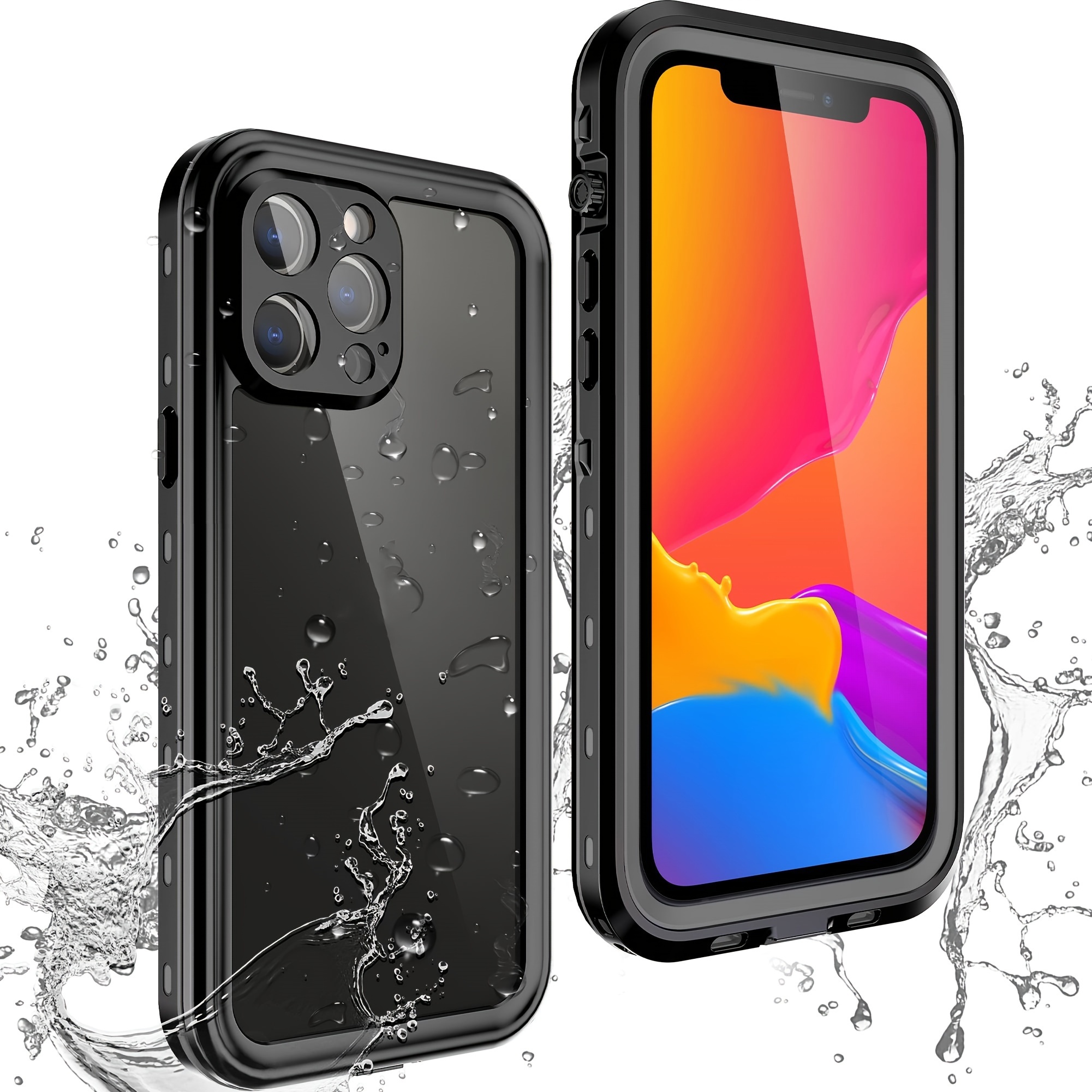 phone   design dots series multiple colors rugged fully sealed ip68 professional phone case for iphone13  13pro 13 13mini 15  14  12  11proamx 16  17pro 17 air