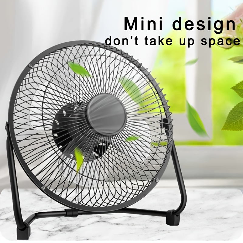 8 inch   design portable usb plug in desktop   speed adjustable 4 fan blades with     angle adjustable details 8