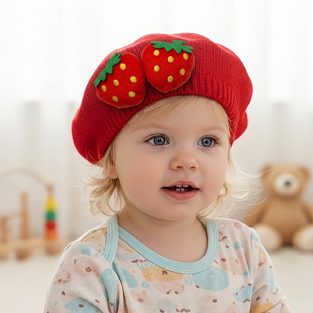 1pc Of And Summer Baby Beret, Soft And Breathable Hat For Newborns, European And Hat