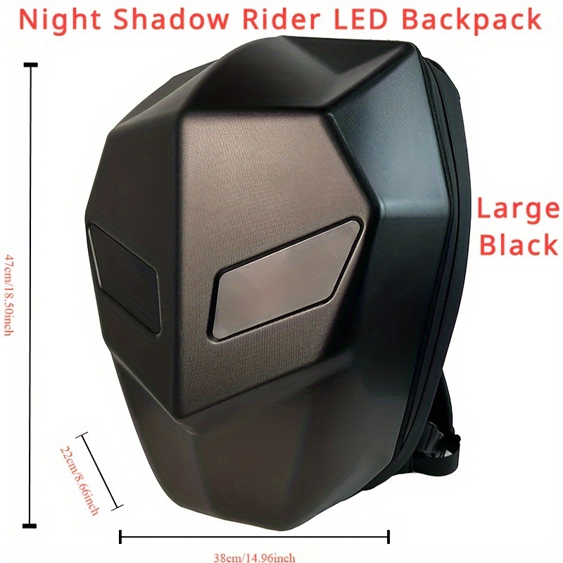 rider motorcycle led backpack luminous wireless - Temu