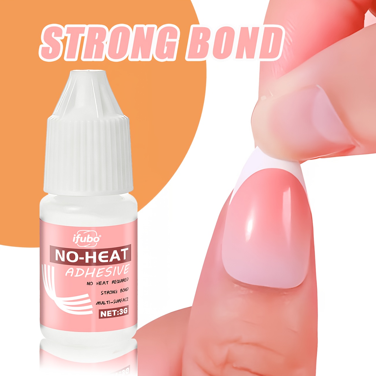   nail   no wipe     nail tip   suitable for broken nail bonding   artificial nail   long lasting nail  