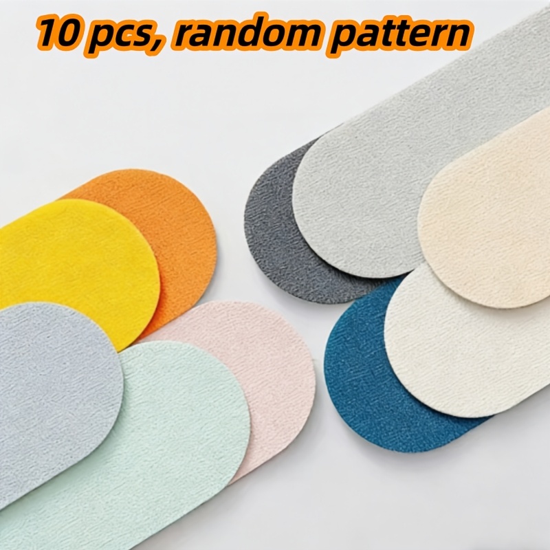 Image of 10pcs Mixed Set 3d Linen Self-adhesive Wall Skirting, 15 X 60 Cm (5.9 .62 Inch) 3.5mm Thickened 5-layer , Waterproof Stain-resistant, Easy To Wipe And Peel And Stick For Renovation And Wall Decoration