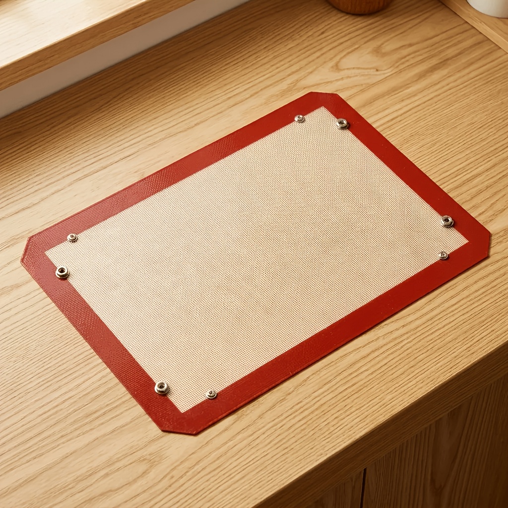Image of 1pc Baking Mat, Reusable Baking Mat, Heat-resistant Baking Mat Large Reusable Silicone Baking Board Liner - , Easy-clean Oversized Food-safe Baking Tray For Loaves, Pastries, Pizza, - Dishwasher Safe