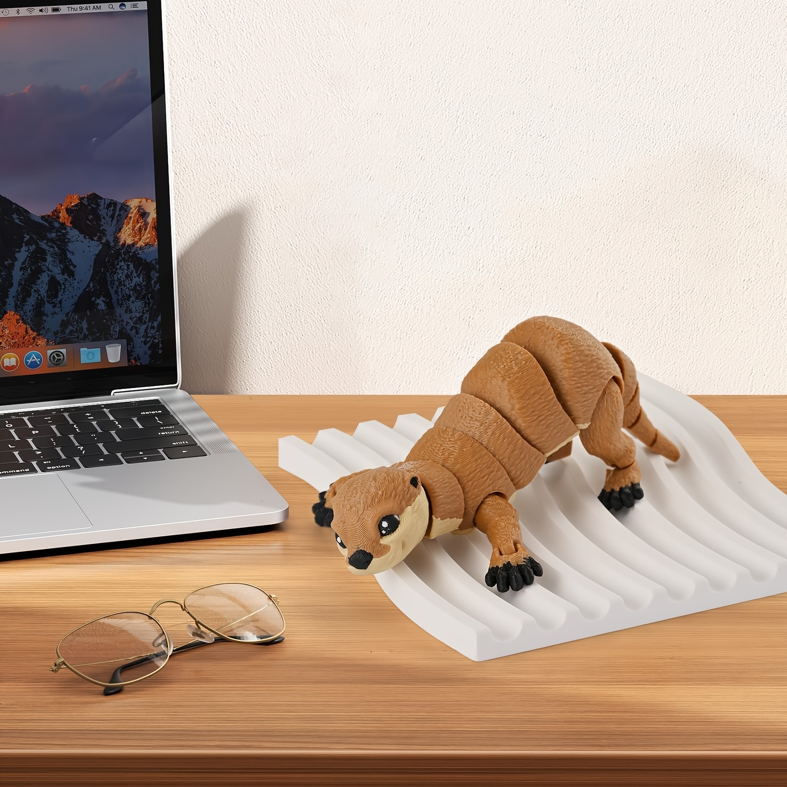 3D Printed Articulated Otter Figurine