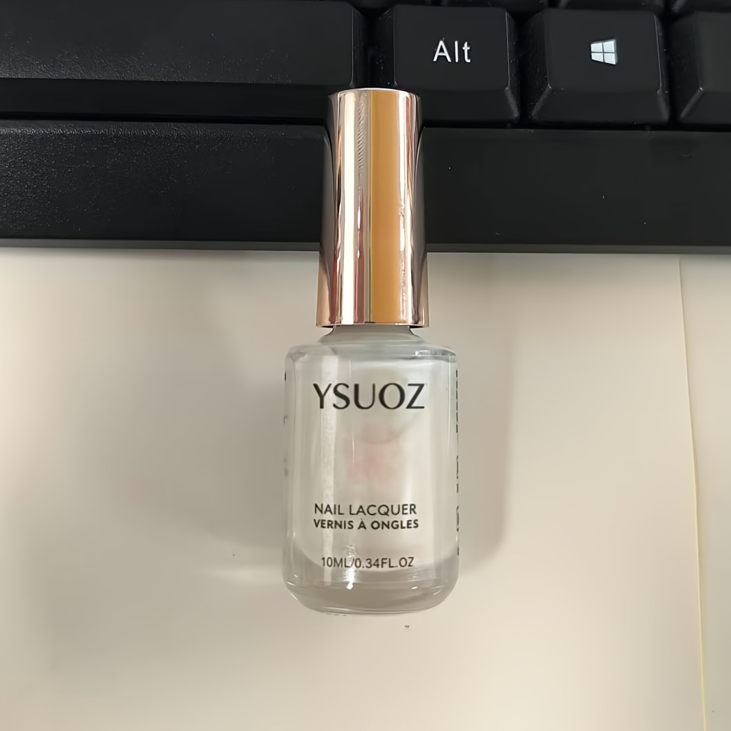 Image of Glass-like Nude 0.41oz Nail Polish, Natural , Quick-dry Formula, Restoring Good Nail Color, Suitable For Daily And Dates
