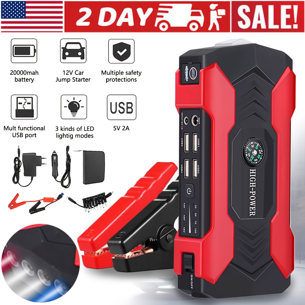 

99800mah Portable Car & : 12v Auto Led For , Motorcycles, Trucks, Suvs