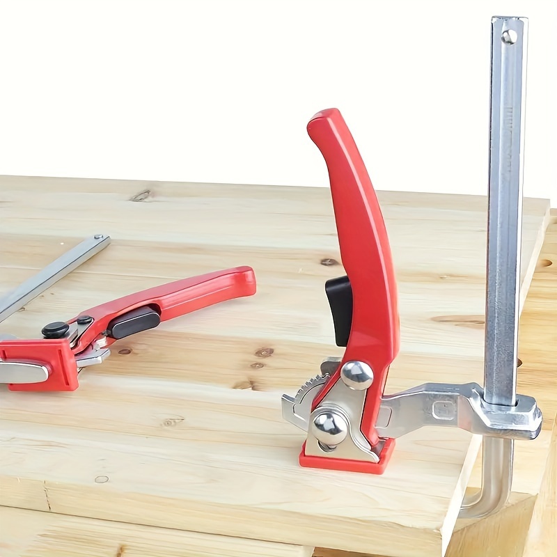 Ratschenklemme – robuste Ratschen-Tischklemme, legierter Stahl, Schnellsägenklemmen, Stange, Führungsschiene F für Holzbearbeitungsprojekte