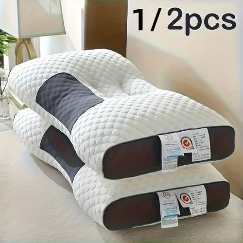 1/2 piezas de ropa de cama, almohada, almohada para el cuello, , cómoda, almohada multifuncional de soporte para el cuello para el hogar, de almohada calidad, adecuada para las : , verano, otoño e invierno