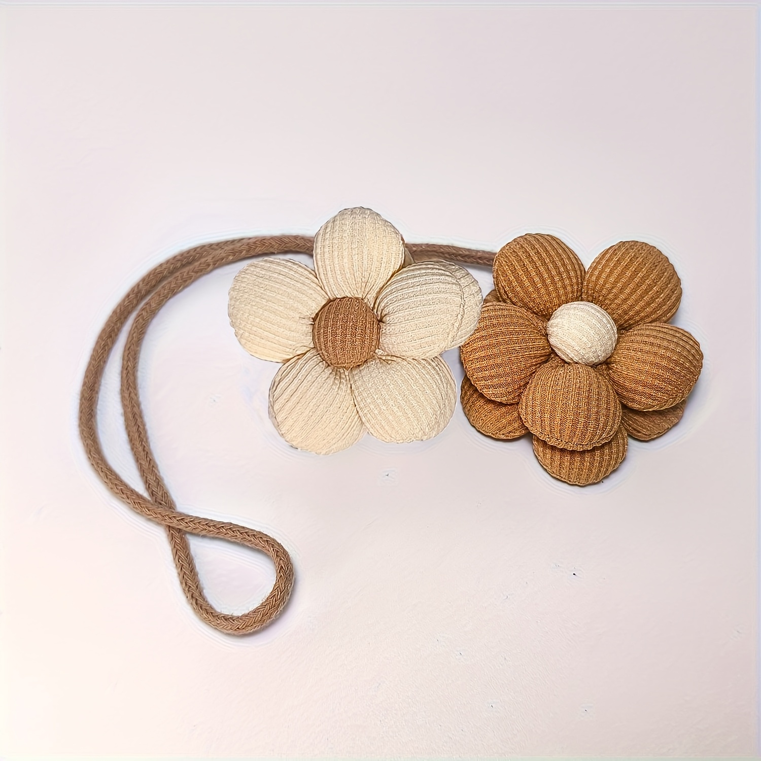 TEMU 3d Boho Car Hanging Decoration, Car Hanging Ornament, Flower Car Rearview Mirror Hanging Additions - Handmade Floral Pendant, Cute Car Additions