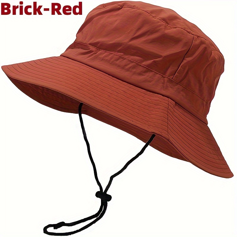 Wide Brim Sun Bucket Hat UPF50+ UV Protection Summer Beach Cap Breathable  Unisex