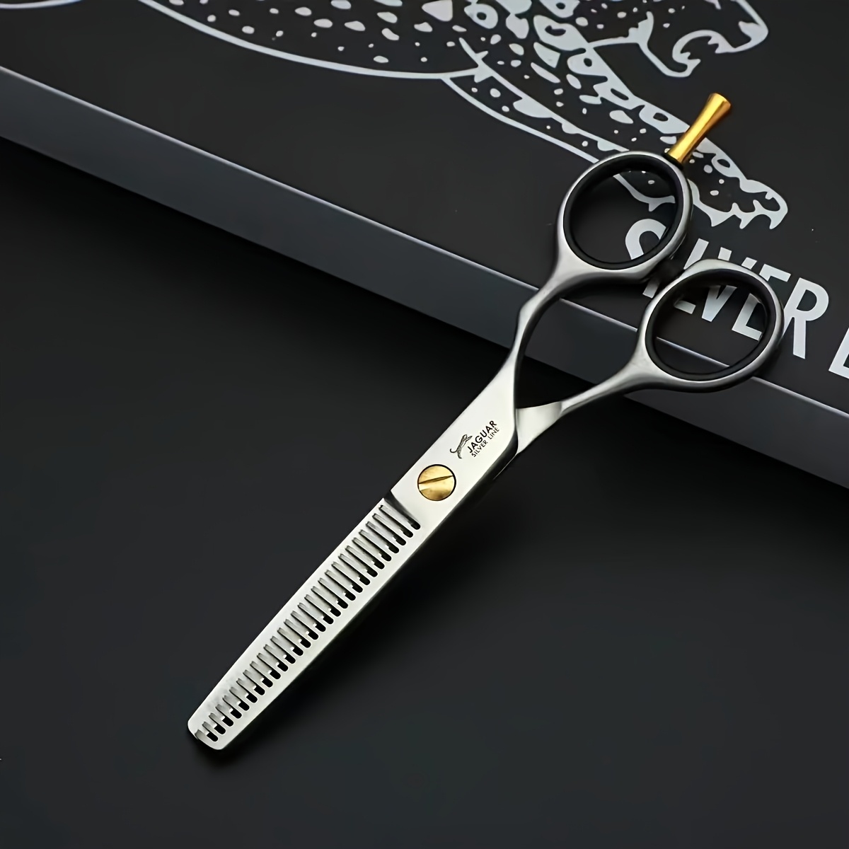 Image of Self-grinding Sandblasted Professional Hairdresser Scissors, Flat Thinning Scissors, A Pair Of Scissors That You Will Never Want To Put Down, You Use, The Become.