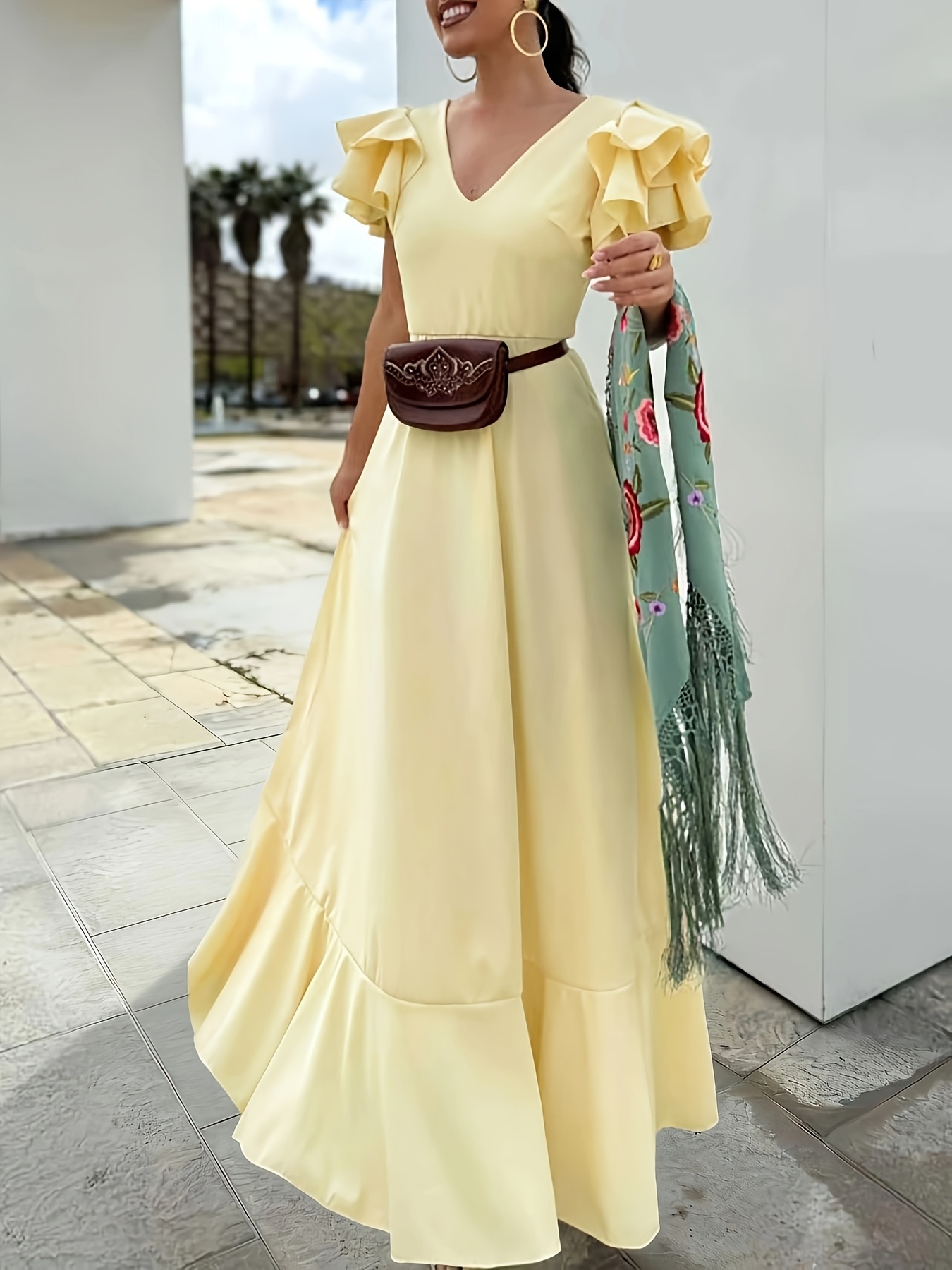 sachin and babi light blue dress 🦸‍♀️ Evolette 🦸‍♀️ HR's Elegant Gown - Hood Shows Hair