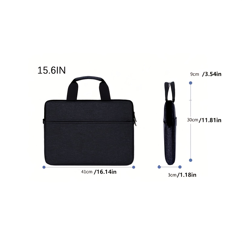 TEMU 14/15.6inch Customized Laptop Bag, Laptop Case, Laptop Sleeve, Laptop Handbag, For Business Travel, College Office, With Handle, Portable