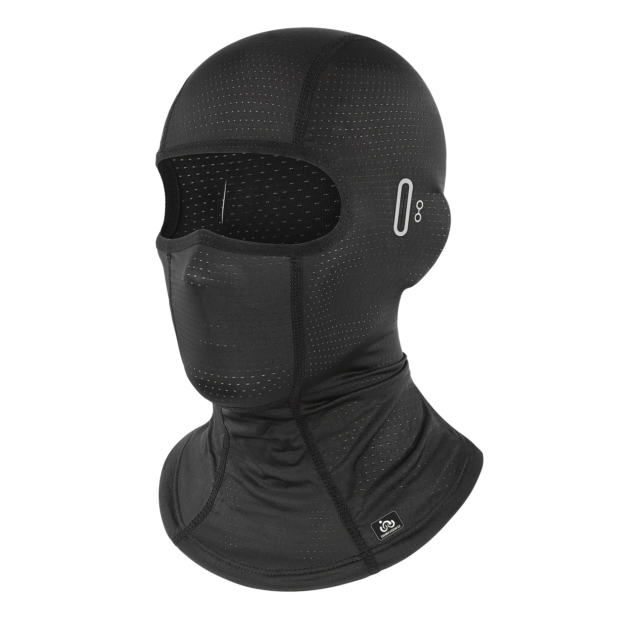 TEMU Qianqwo Full-face Balaclava Mask & Inner Hat - Multifunctional Face Shield Suitable For Cycling, Motorcycling, Hiking, Camping | Breathable Mesh