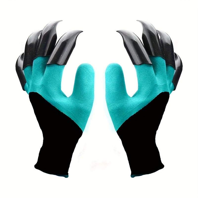 TEMU 1 Pair Garden Gloves With Claws, Breathable Gardening Work Gloves For Digging, Claw Gardening Gloves For Planting, Anti-puncture Garden Gloves