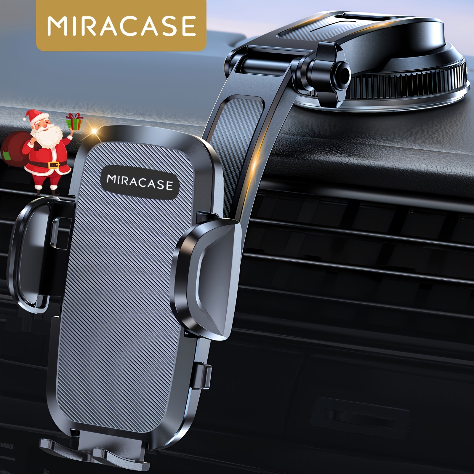 TEMU Universal Car Phone Holder, Dashboard Phone Holders For Your Car, Rotatable And Retractable Car Phone Mount Cradle For Iphone 17/16/15/14/13/12