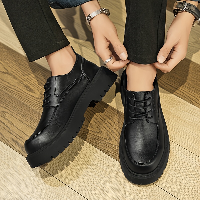 zapatos casuales hombres otoño zapatos plataforma elegantes Temu