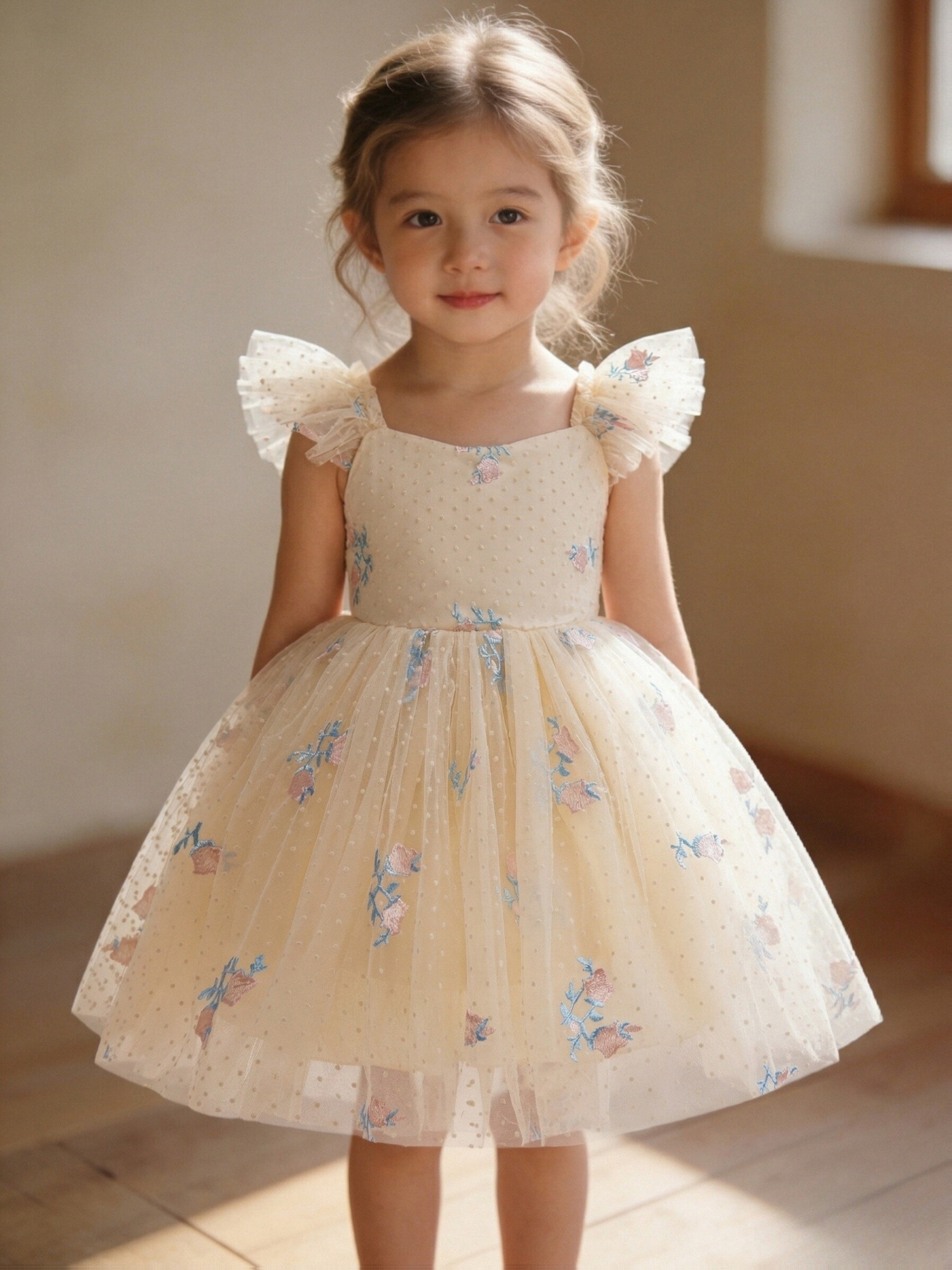birthday girl dresses Girls' Birthday Twirl Dress Outfit – Little Stocking Company main image 1