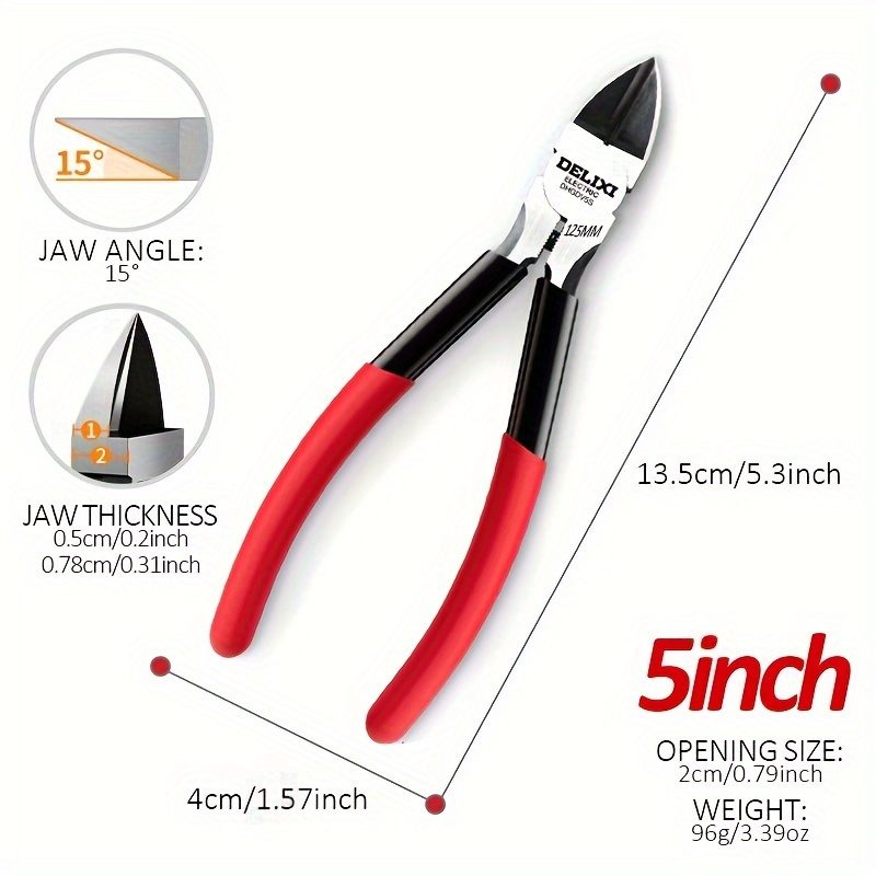 Temu – TEMU Electric Nozzle Pliers Thick Diagonal Pliers Scissors Pliers For Industrial-grade Electricians