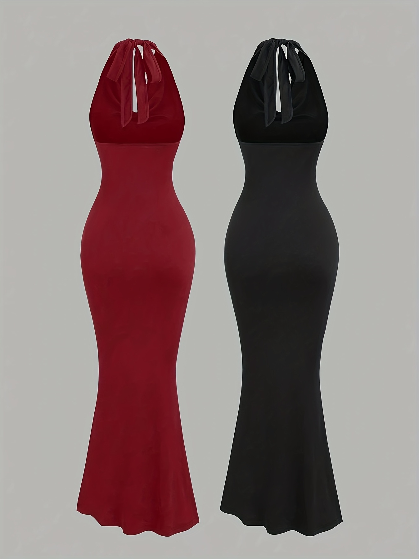 jersey midi dresses for women Solid Jersey Knit Pullover Midi Dress || David's Clothing main image 0