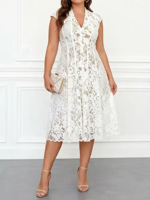 lace midi dress sold on Temu United States lace midi dress sold on Temu United States