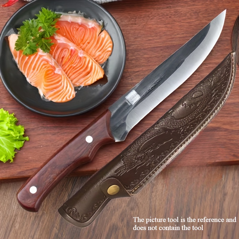 

1pc Universal Blade Protection Cover, Knife Cover, Thickened And , Gentle To , Pu-3d Carving More Wear-resistant - Chef's Knife Storage - Does Not Knives, Suitable For Camping Camping Picnic