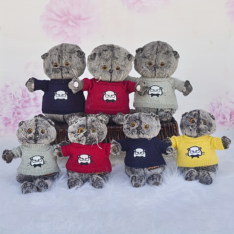 Cute Cat Plush Doll Kawaii Frog Plush Toy Christmas - Temu