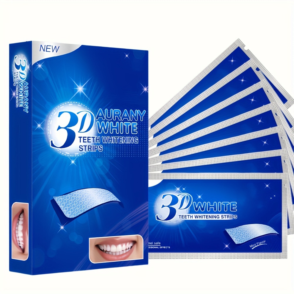 Hismile Teeth Whitening Strips for Sensitive Teeth, Peroxide Free, Dental  White Strips Kit, 28 Strips, 14 Treatments