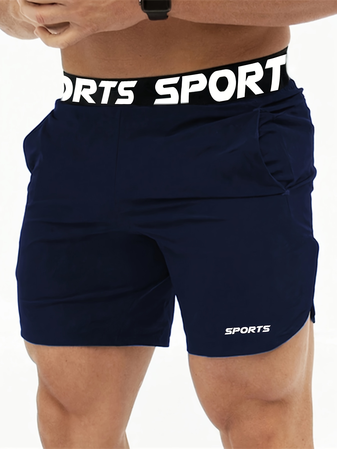 shorts atletici pantaloncini sportivi in poliestere Temu Italy