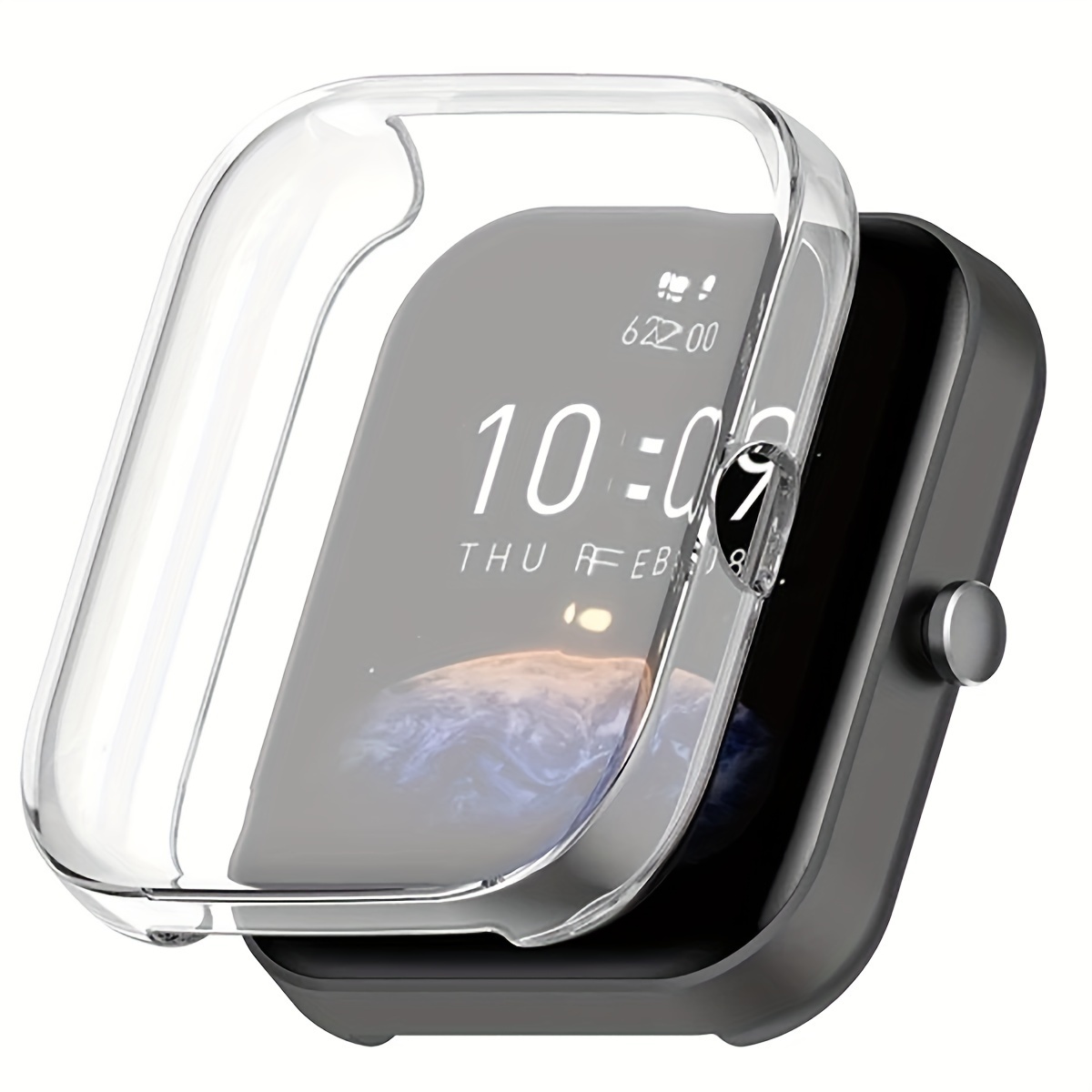 Case Amazfit Bip 3/bip3 Pro Smartwatch Soft Tpu Plated - Temu