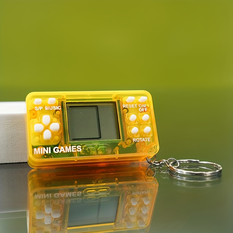 キーホルダー型　レトロビデオゲーム　[動作未確認] 1個 レトロビデオゲームキーホルダー 携帯型ハンドヘルド